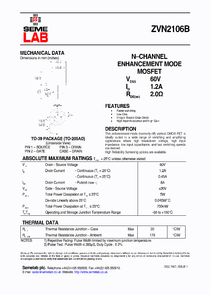 ZVN2106B_4664802.PDF Datasheet