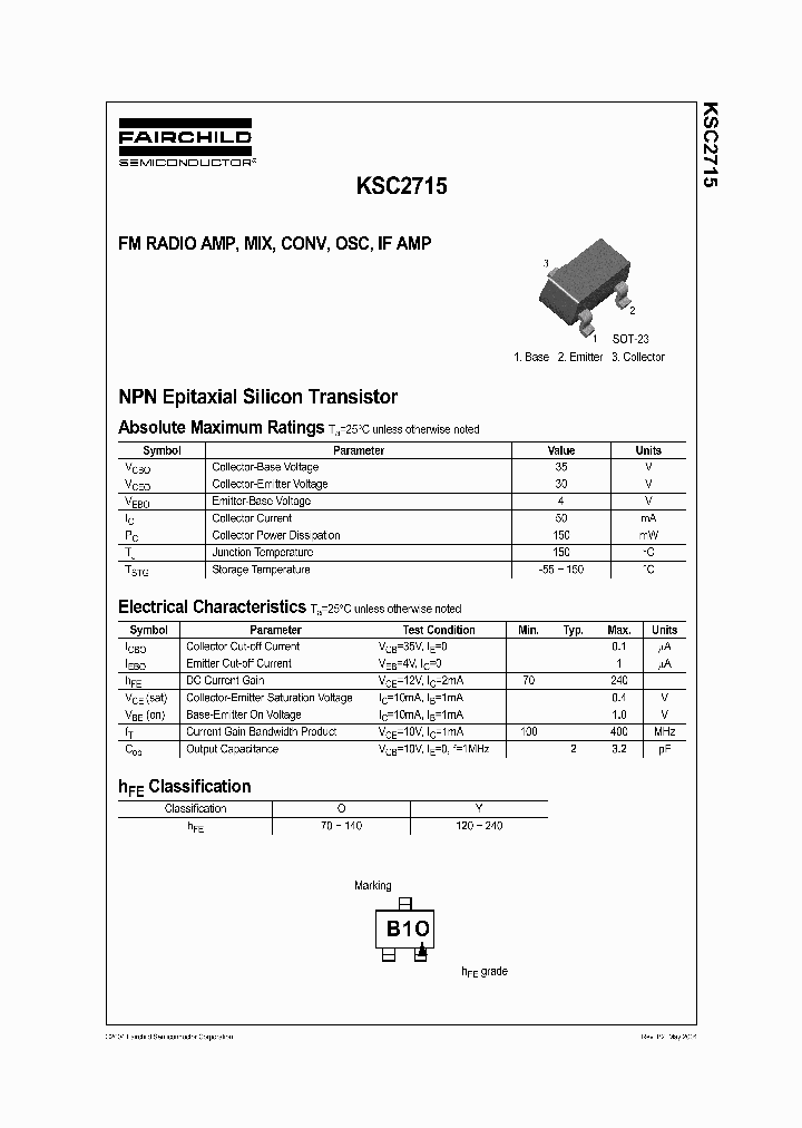 KSC2715OMTF_4665983.PDF Datasheet