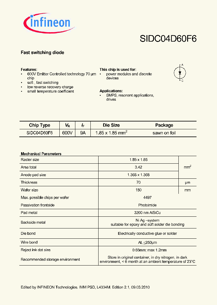 SIDC04D60F6_4669598.PDF Datasheet