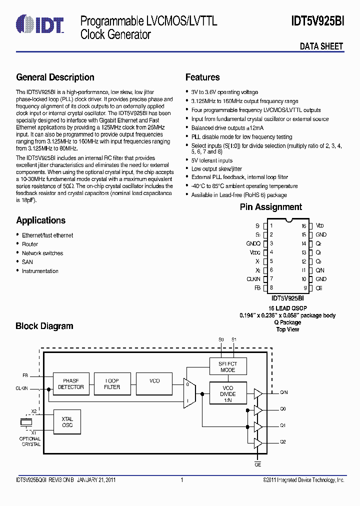 IDT5V925BI_4670869.PDF Datasheet