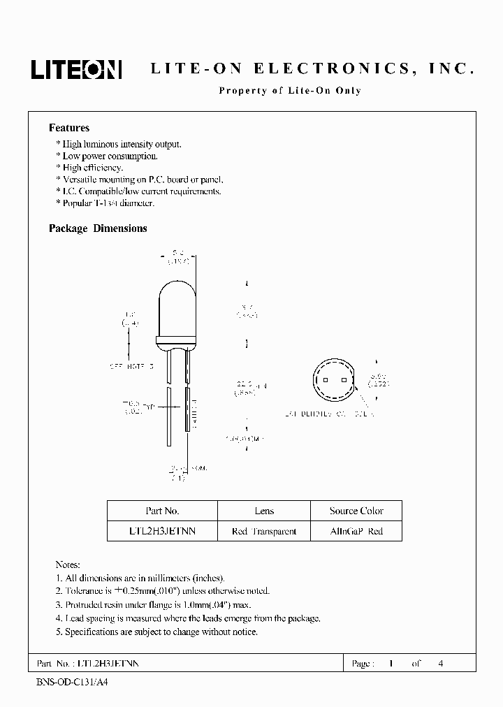 LTL2H3JETNN_4676619.PDF Datasheet