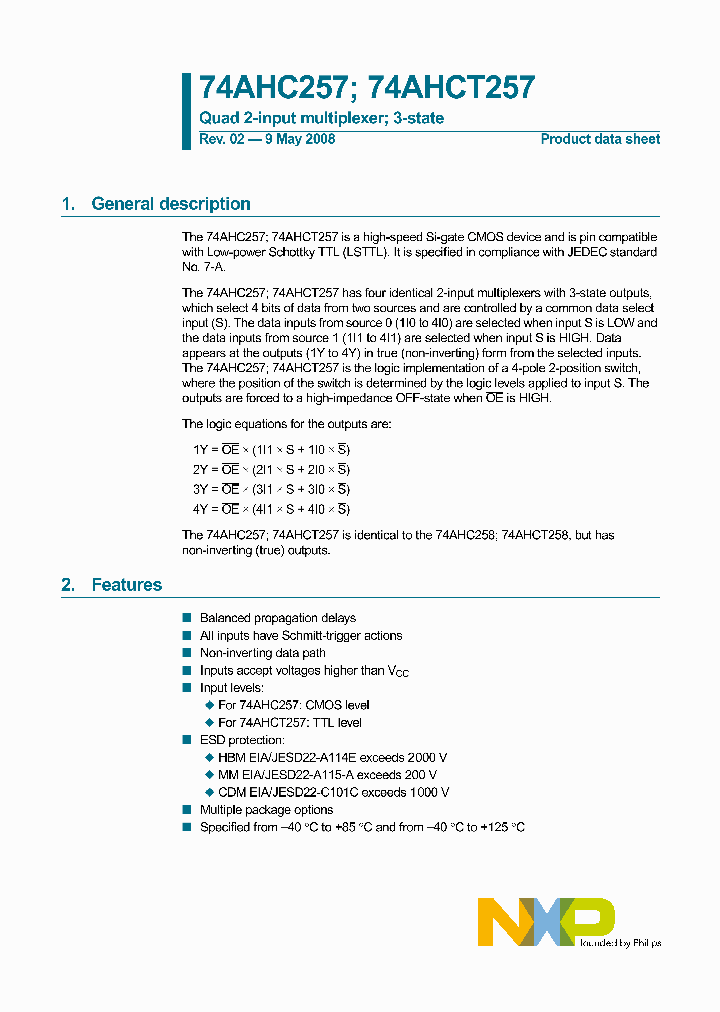 74AHC257PW_4679101.PDF Datasheet