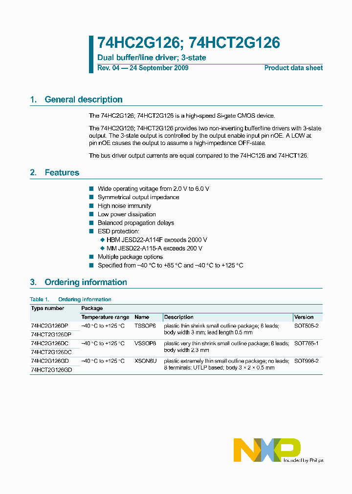 74HCT2G126GD_4680627.PDF Datasheet