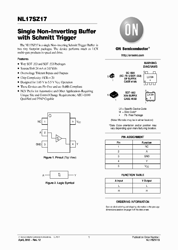 NLV17SZ17DFT2G_4682847.PDF Datasheet