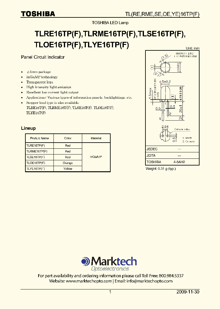 TLRE16TP09_4691013.PDF Datasheet