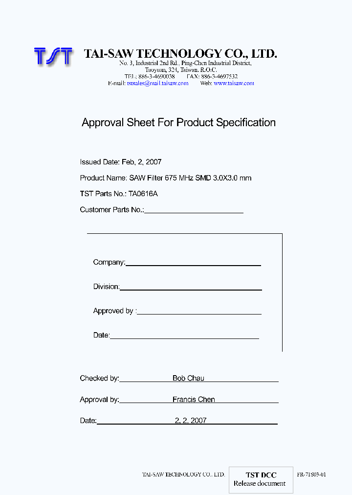 TA0616A_4711298.PDF Datasheet