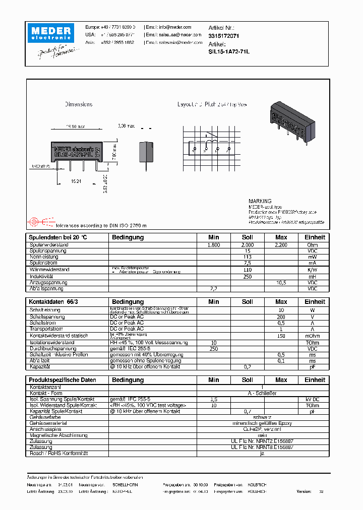 SIL15-1A72-71LDE_4711317.PDF Datasheet