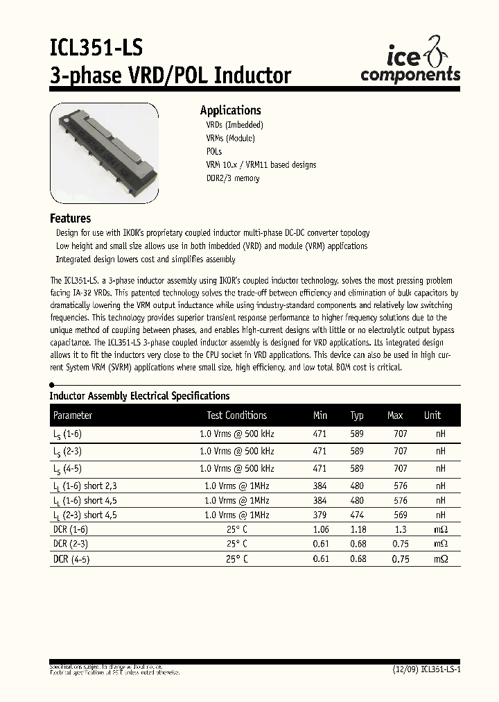 ICL351-LS_4711646.PDF Datasheet