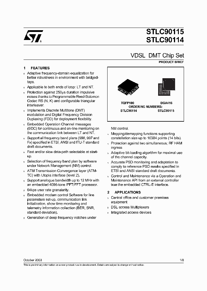 STLC90114_4712704.PDF Datasheet