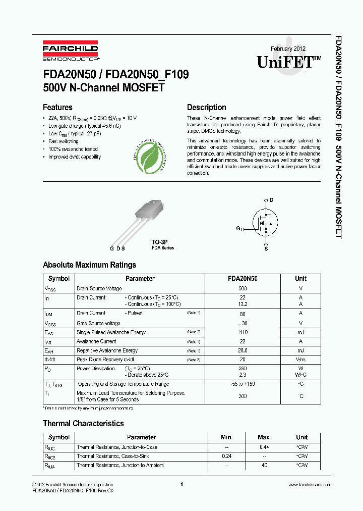 FDA20N5012_4712623.PDF Datasheet