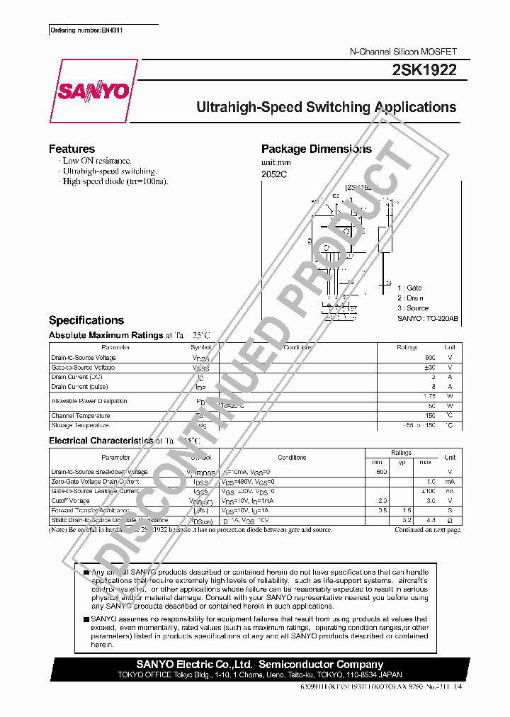 2SK1922_4714374.PDF Datasheet