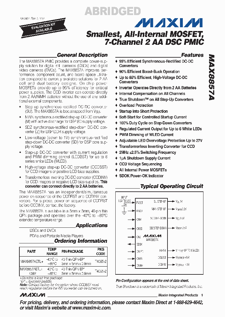 MAX8857A12_4714335.PDF Datasheet