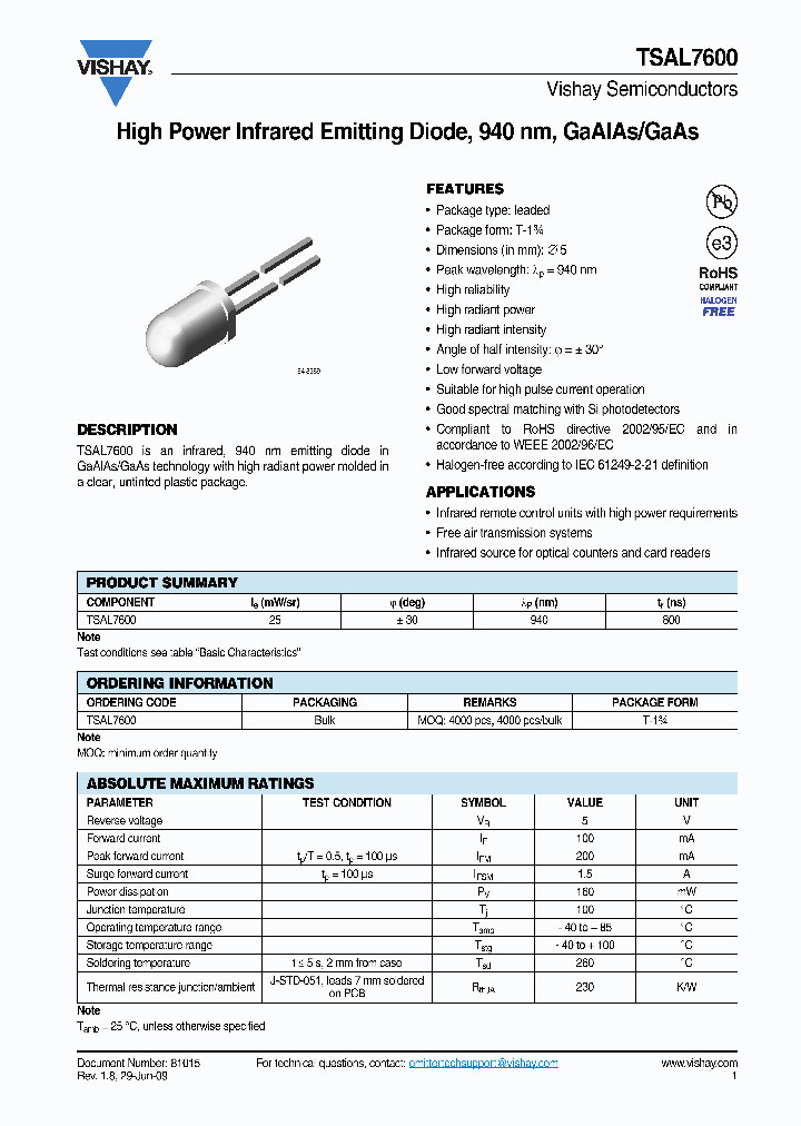 TSAL7600_4719816.PDF Datasheet