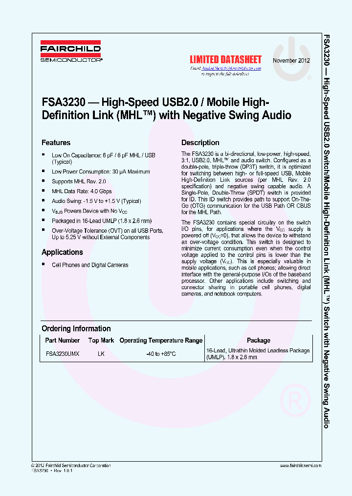 FSA3230_4724478.PDF Datasheet