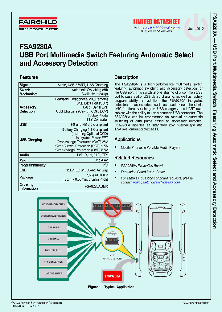 FSA9280AUMX12_4731568.PDF Datasheet