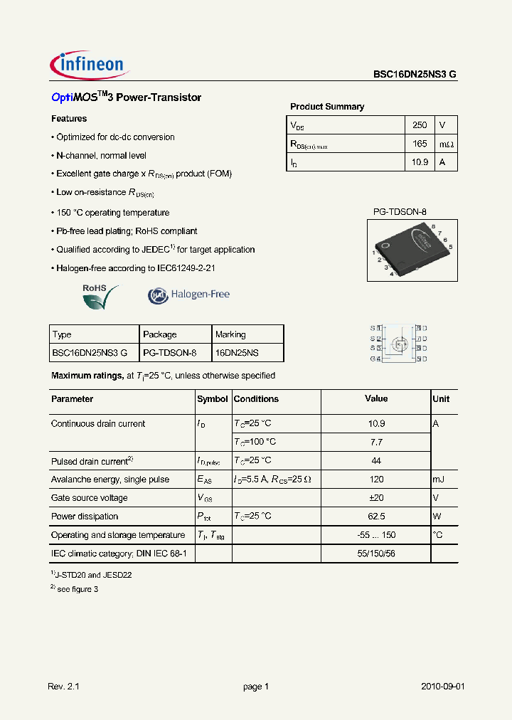 BSC16DN25NS3G_4735538.PDF Datasheet