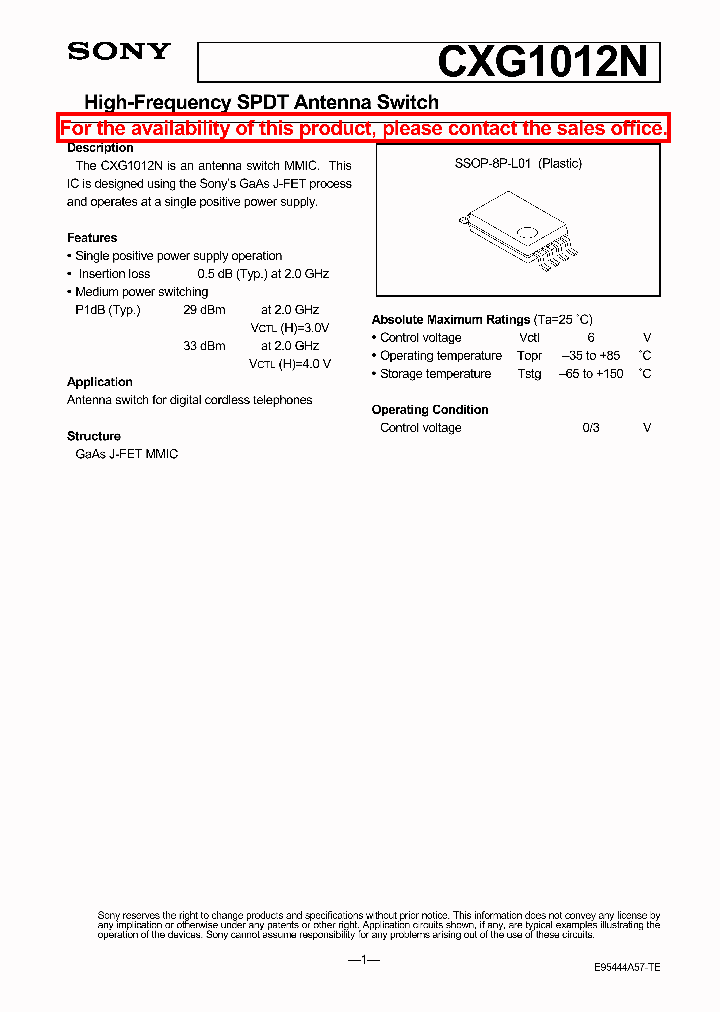 CXG1012N_4737006.PDF Datasheet