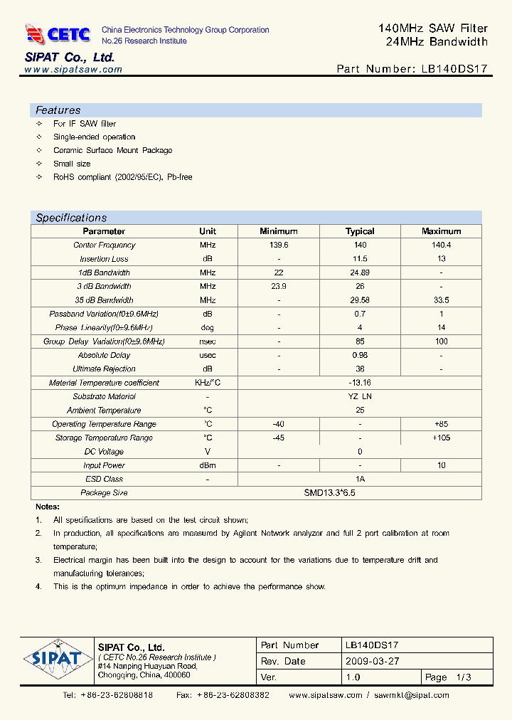 LB140DS17_4736850.PDF Datasheet