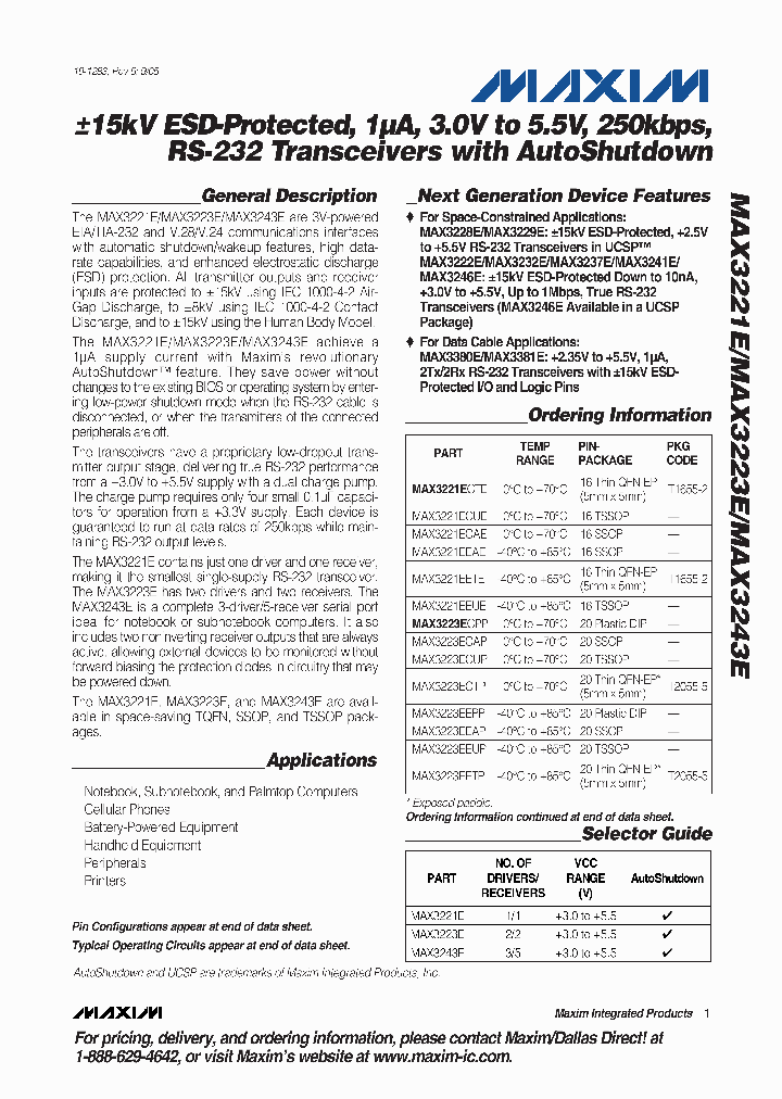 MAX3221EETE-T_4739767.PDF Datasheet