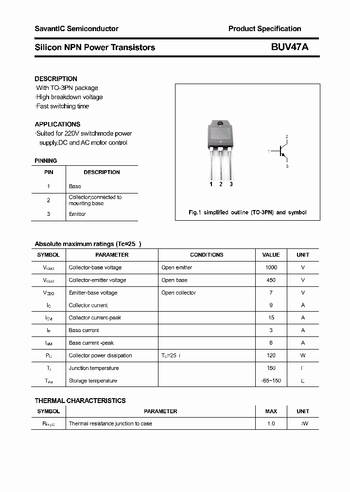 BUV47A_4753205.PDF Datasheet