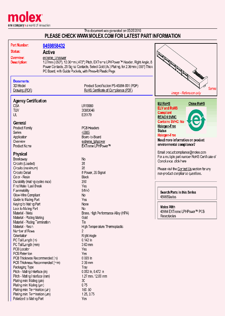45985-8432_4758076.PDF Datasheet