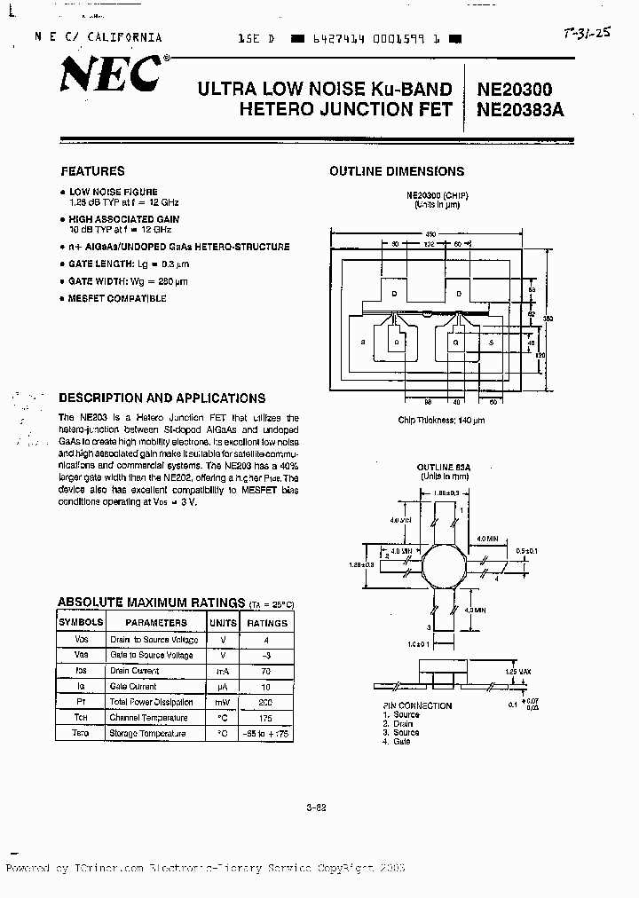 NE20300_4760100.PDF Datasheet