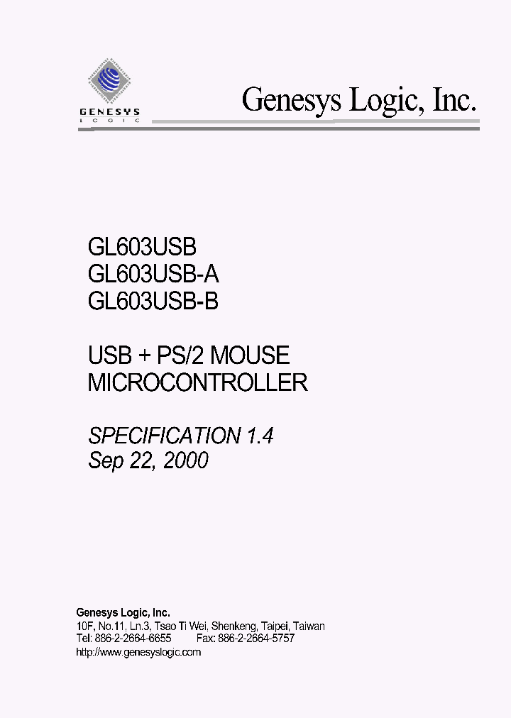 GL603USB-B_4765581.PDF Datasheet