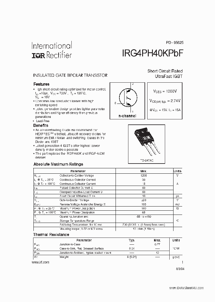 IRG4PH40KPBF_4799246.PDF Datasheet