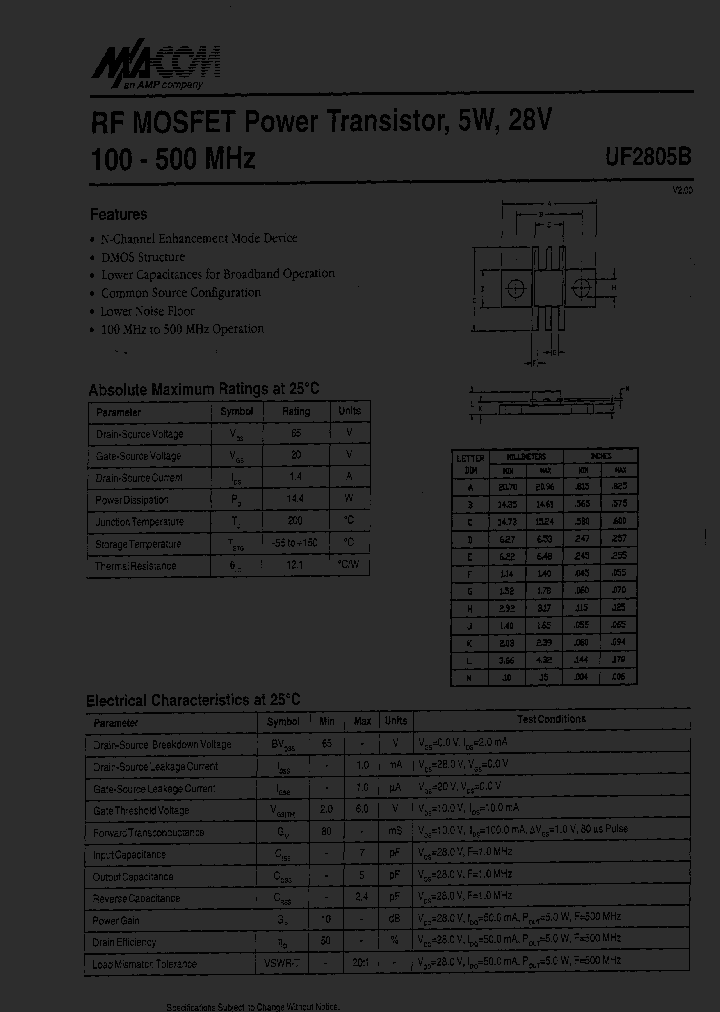 UF2805B_4799815.PDF Datasheet