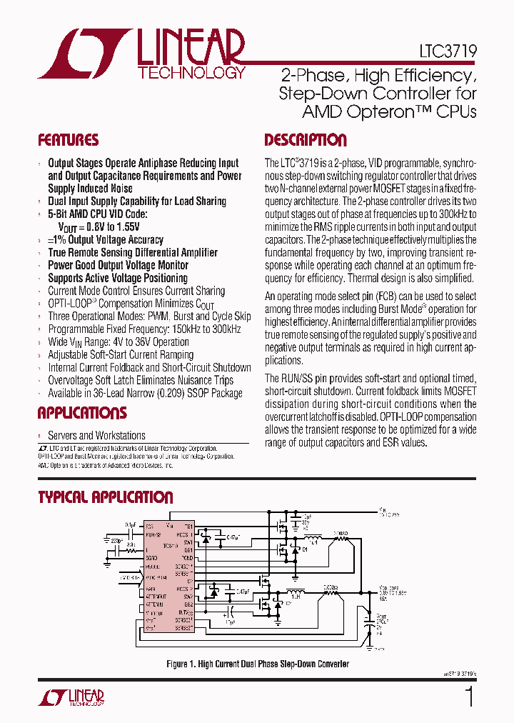 LTC3719EGTRPBF_4804395.PDF Datasheet