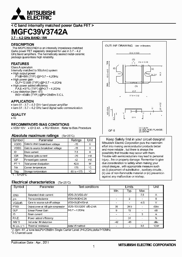 MGFC39V3742A11_4820725.PDF Datasheet