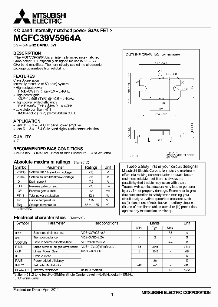 MGFC39V5964A_4820735.PDF Datasheet