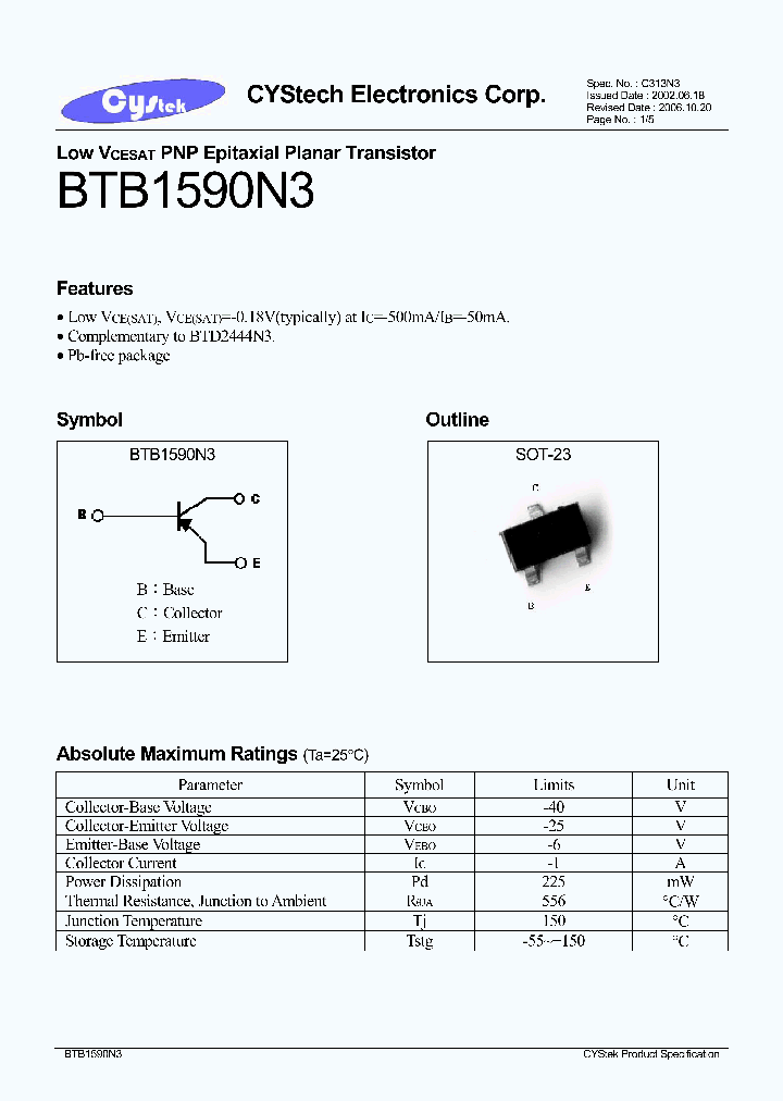 BTB1590N3_4832127.PDF Datasheet