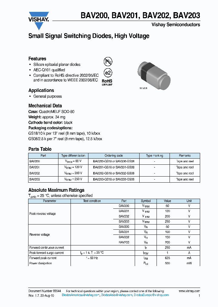 BAV202_4833039.PDF Datasheet