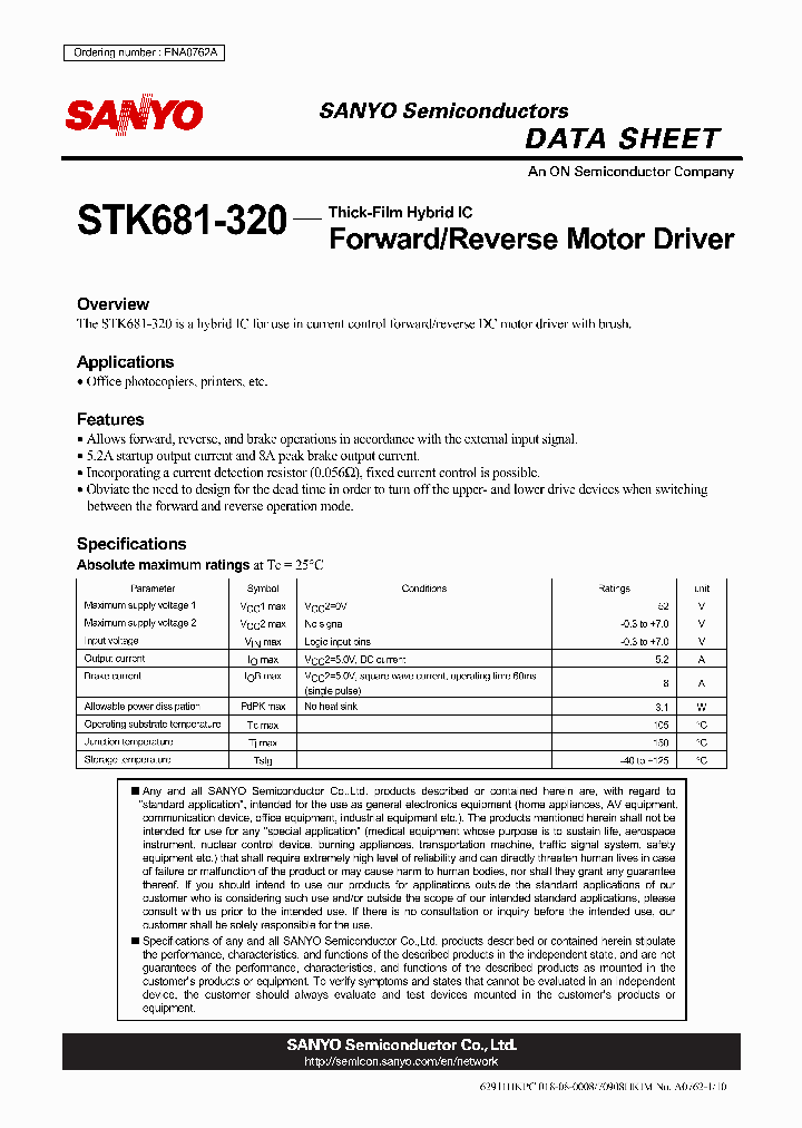 ENA0762-D_4859884.PDF Datasheet