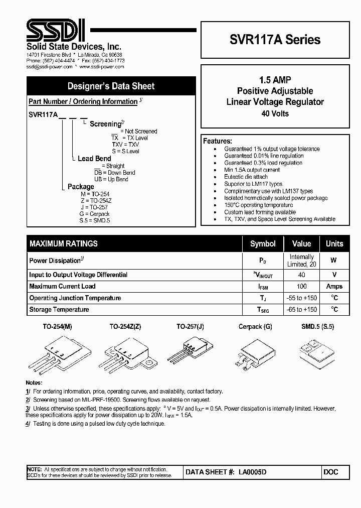 SVR117A1_4863145.PDF Datasheet
