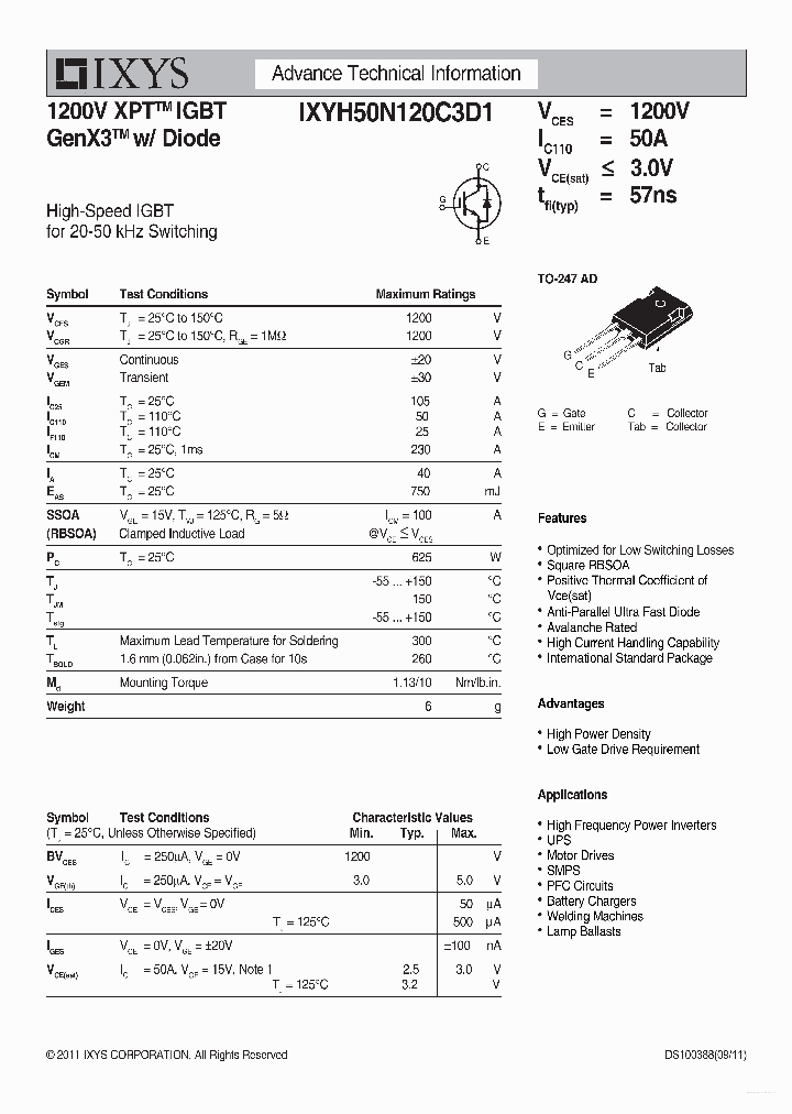 IXYH50N120C3D1_4866853.PDF Datasheet