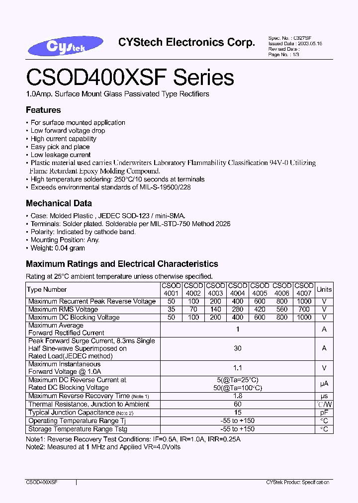 CSOD4001_4873173.PDF Datasheet