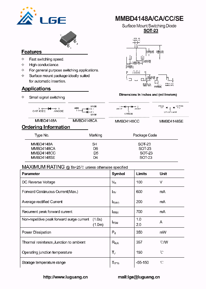 MMBD4148A_4878136.PDF Datasheet