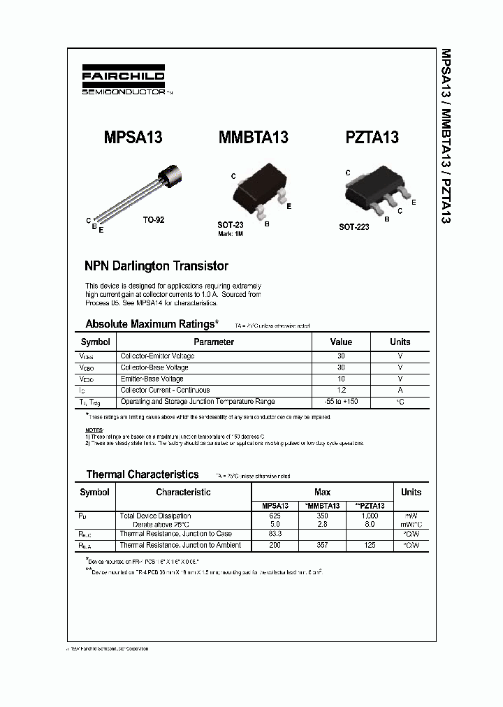 MPSA13RA_4883194.PDF Datasheet