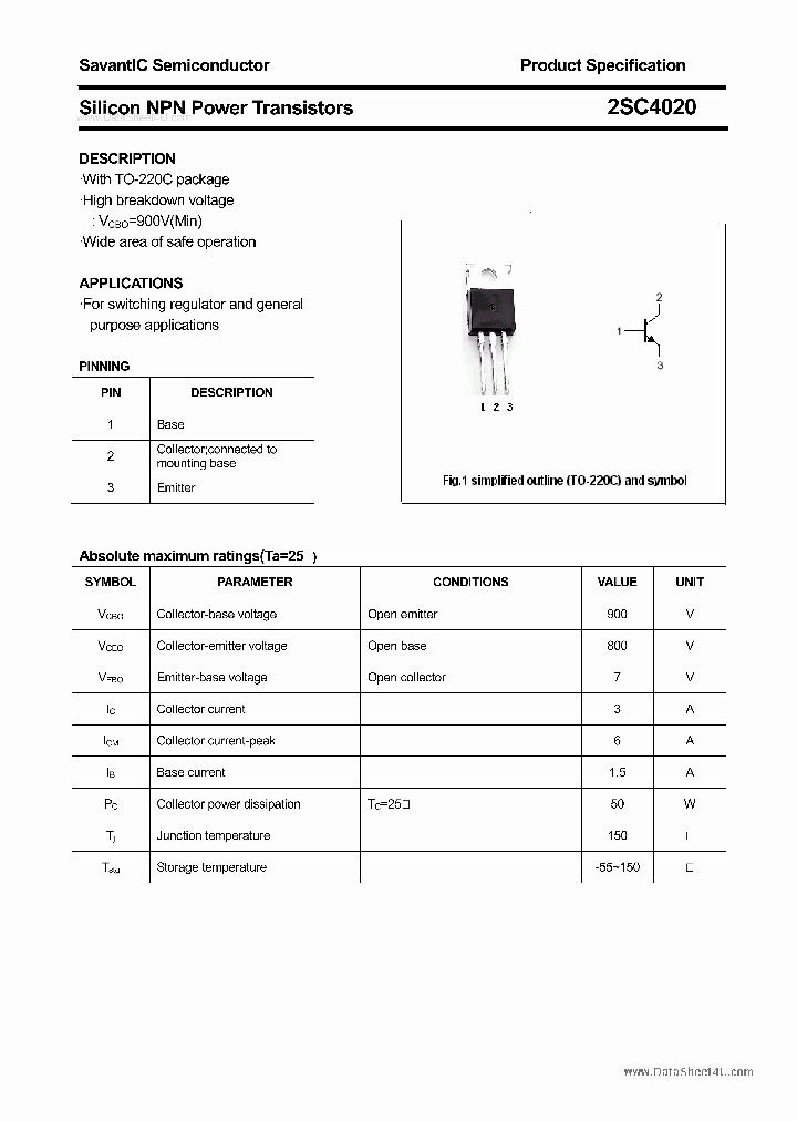 2SC4020_4883420.PDF Datasheet