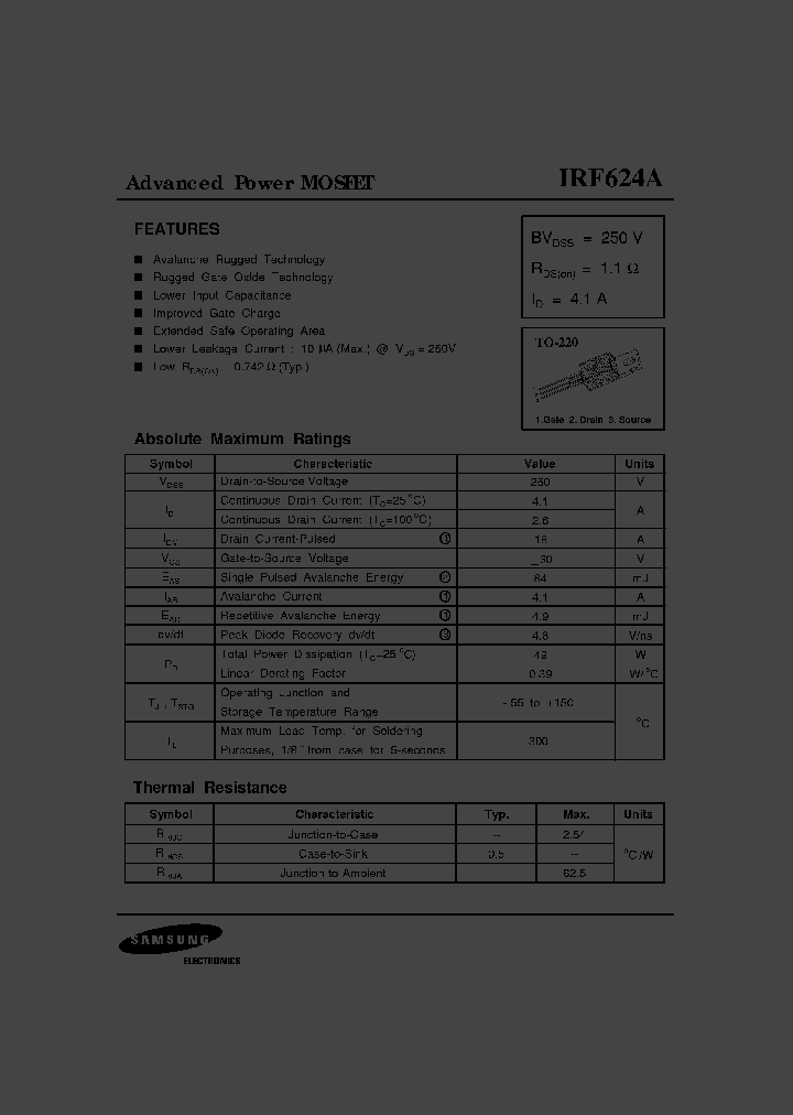 IRF624A_4928772.PDF Datasheet