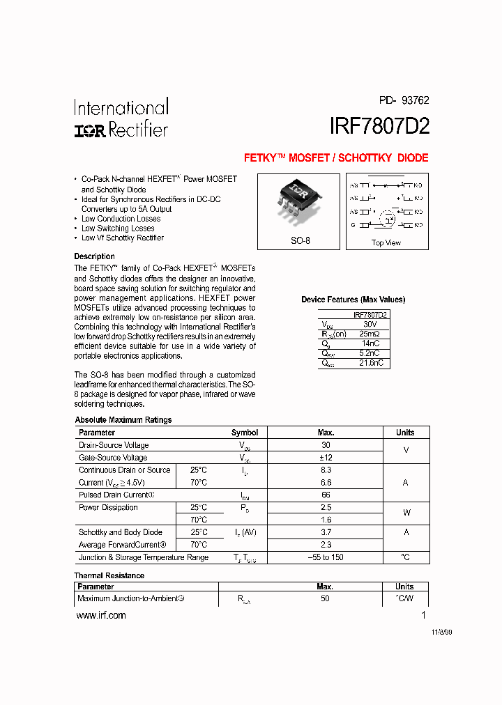 IRF7807D2TR_4951568.PDF Datasheet