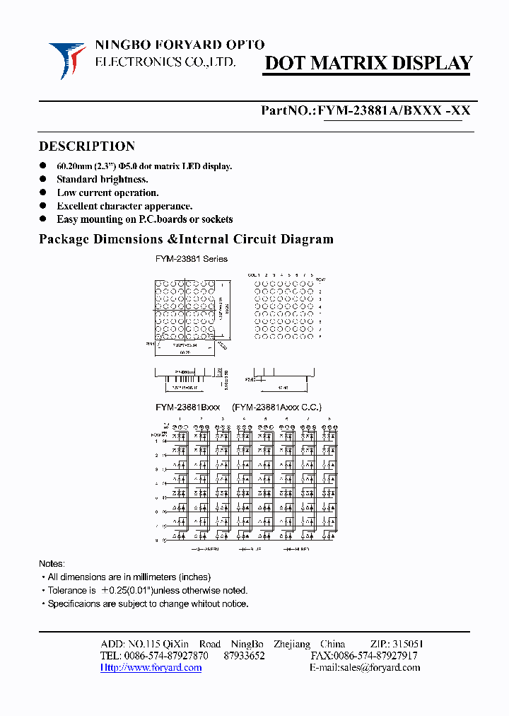 FYM-23881AXXX-0_4954775.PDF Datasheet