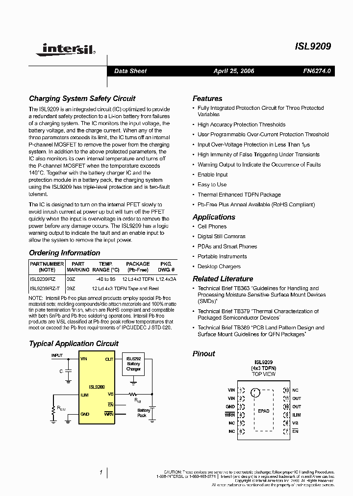 ISL9209_4955258.PDF Datasheet