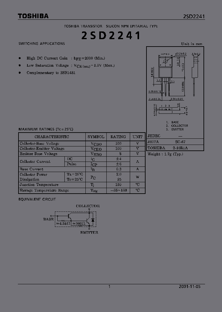 2SD2241_4956702.PDF Datasheet