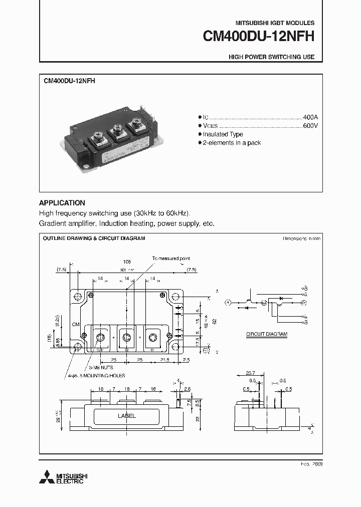 CM400DU-12NFH_4964052.PDF Datasheet