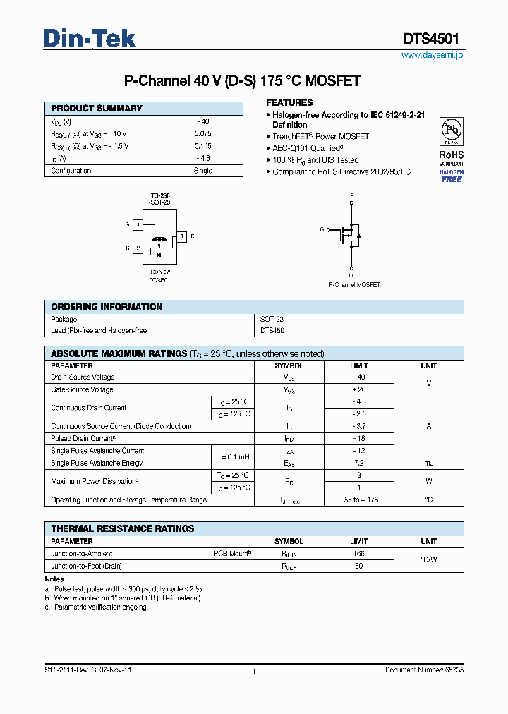 DTS4501_4990436.PDF Datasheet