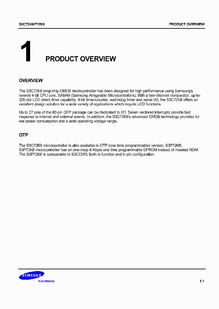 S3C72K8_5000260.PDF Datasheet