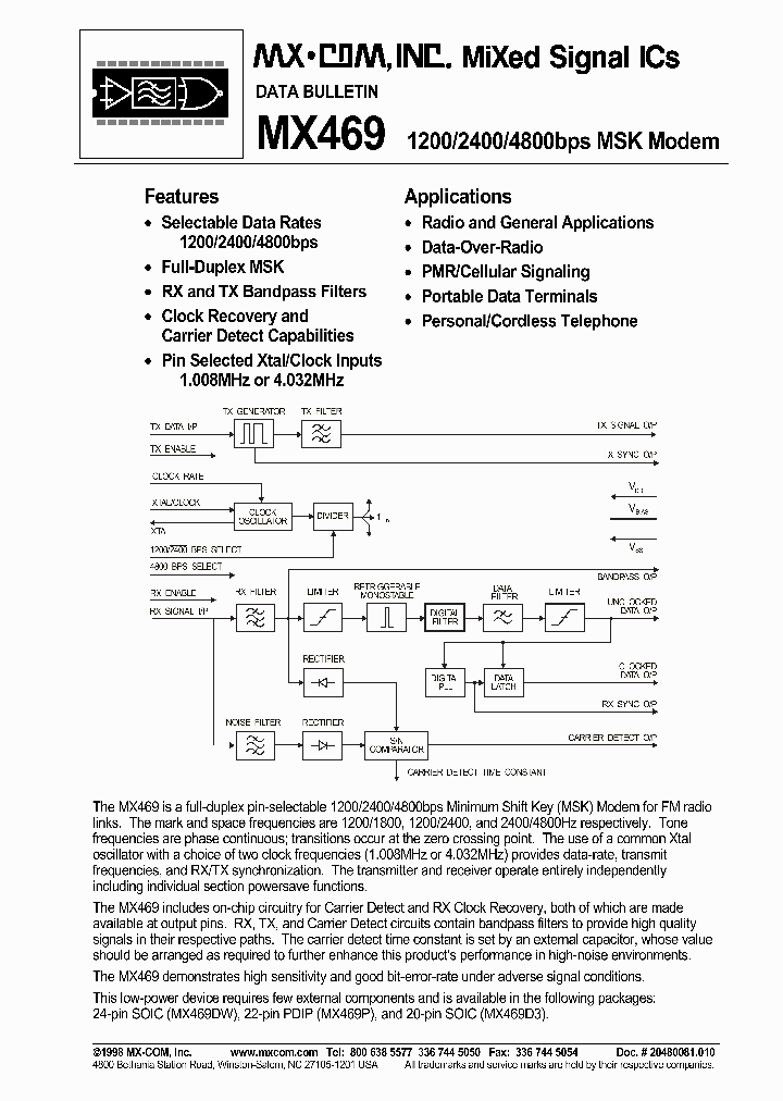 MX469_5003681.PDF Datasheet